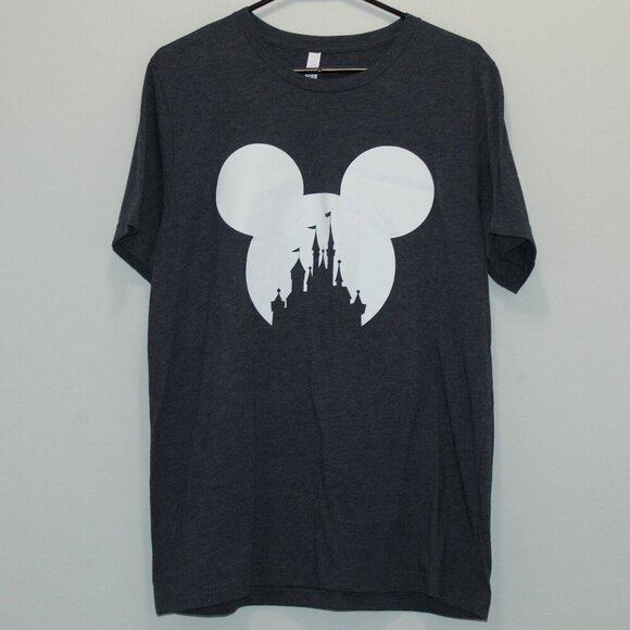 Disney Mickey Mouse Castle T-Shirt Size Large - Picture 1 of 10